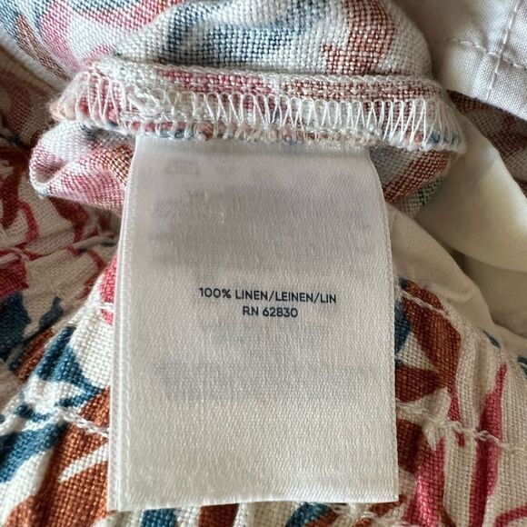 Lands End 100% Linen Wide Leg Pants - Picture 5 of 5